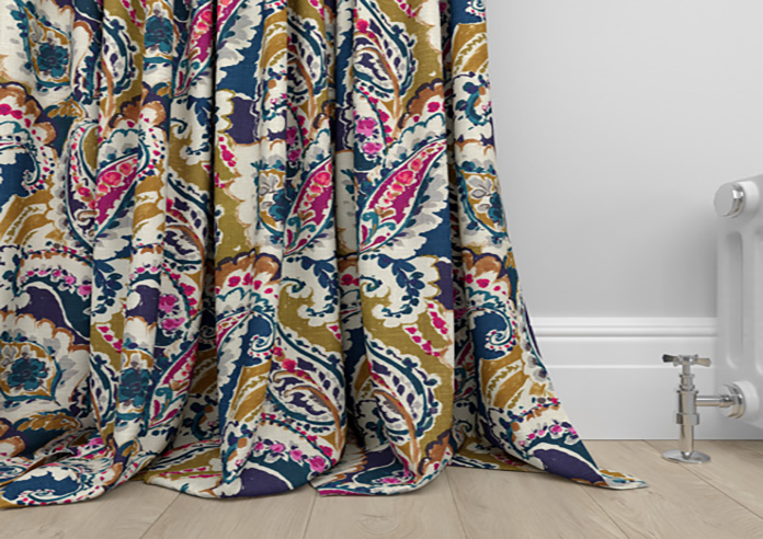 Aretha, Navy - Made to Measure Curtains - Image 6